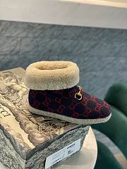 Gucci red fur boots - 6