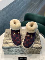 Gucci red fur boots - 5