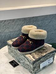 Gucci red fur boots - 2