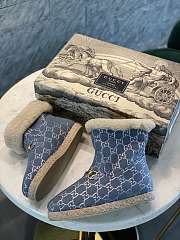 Gucci denim fur boots - 6