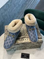 Gucci denim fur boots - 2