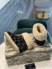 Gucci black fur boots - 6