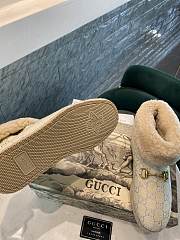 Gucci cream fur boots - 3