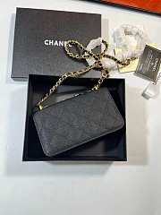 Chanel 22a mini pocket chain wallet - 5