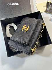 Chanel 22a mini pocket chain wallet - 4