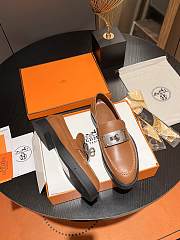 Hermes Paris Loafers ( brown/ white/ black)  - 2