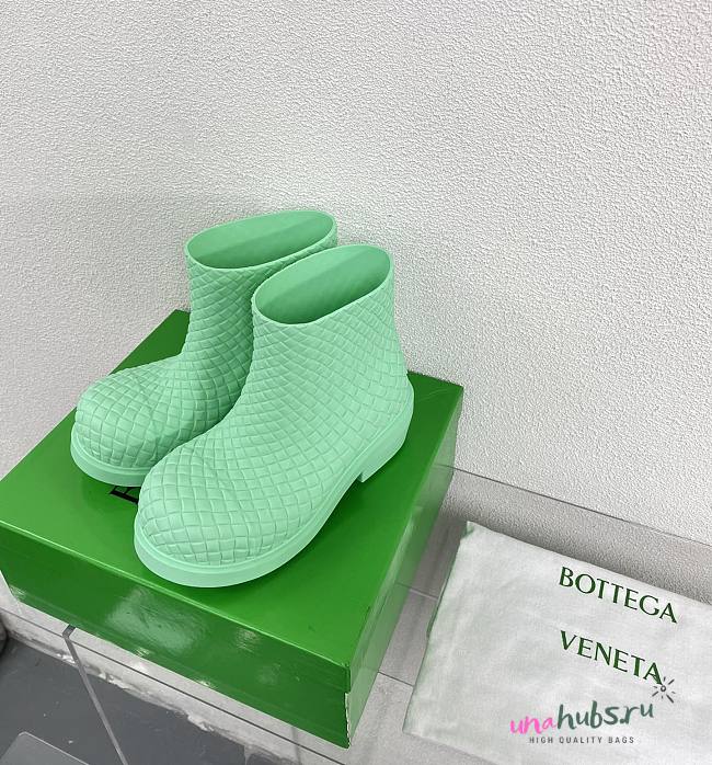 Bottega Veneta Fireman green ankle boots - 1