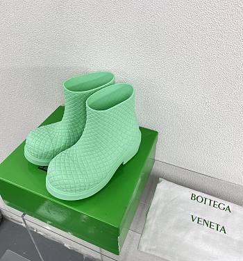 Bottega Veneta Fireman green ankle boots