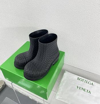 Bottega Veneta Fireman black ankle boots