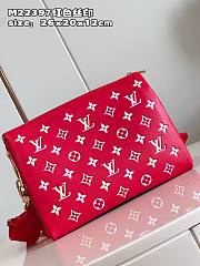 Louis Vuitton Coussin PM Red Leather M22397 Bag - 4