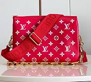 Louis Vuitton Coussin PM Red Leather M22397 Bag - 1