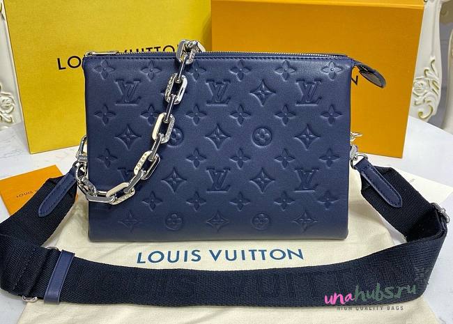 Louis Vuitton Coussin BB Blue Leather M22429 Bag - 1