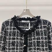 Dior black tweed coat - 3