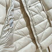 Moncler long white jacket  - 2