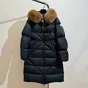 Moncler long black jacket - 1