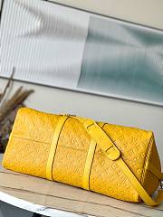 Louis Vuitton Keepall 50 Shadow Monogram Yellow Bag - 2