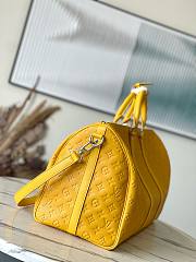 Louis Vuitton Keepall 50 Shadow Monogram Yellow Bag - 3