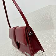 Jacquemus Le bambino red leather silver hardware bag - 2