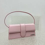 Jacquemus Le bambino pink leather silver hardware bag - 6