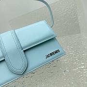 Jacquemus Le bambino blue leather silver hardware bag - 5