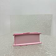 Jacquemus Le grand Bambino small pale pink silver hardware bag - 2