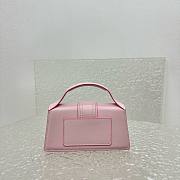 Jacquemus Le grand Bambino small pale pink silver hardware bag - 6
