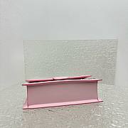 Jacquemus Le grand Bambino pale pink silver hardware bag - 4