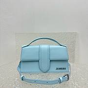 Jacquemus Le grand Bambino light blue silver hardware bag - 2