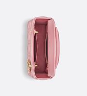 Dior Lady small pink pearlescent cannage lambskin bag - 6