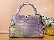 Louis Vuitton Capucines MM brilliant alligator leather bag - 1