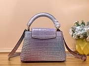 Louis Vuitton Capucines BB brilliant alligator leather bag - 4