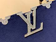 Louis Vuitton Capucines BB blue velvet bag - 2