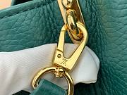 Louis Vuitton Capucines BB Green Leather Pearl Bag - 6