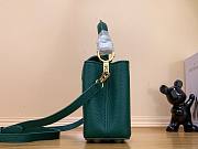 Louis Vuitton Capucines BB Green Leather Pearl Bag - 3