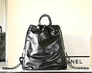 Chanel 22 black leather backpack - 3