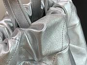 Chanel 22 silver leather backpack - 2