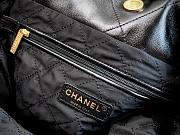 Chanel 22 black gold tote bag - 4