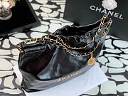 Chanel 22 black gold tote bag - 5