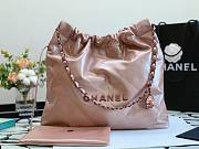 Chanel 22 rose gold tote bag - 1