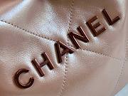 Chanel 22 rose gold tote bag - 2