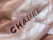 Chanel 22 rose gold small tote bag - 3