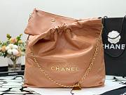 Chanel 22 brown gold tote bag - 4