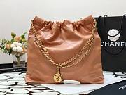 Chanel 22 brown gold tote bag - 3