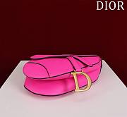 Dior Saddle pink leather long strap bag - 3