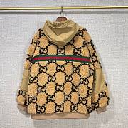 Gucci Double G brown cotton linen jacket - 5