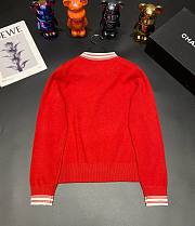 Dior red sweater  - 4