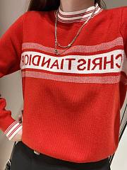 Dior red sweater  - 3