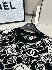 Chanel black roses sweater  - 6