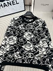 Chanel black roses sweater  - 3