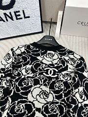 Chanel black roses sweater  - 2